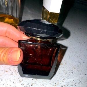 VERSACE Crystal Noir Perfume - 1/2 bottle left - 1 oz bottle